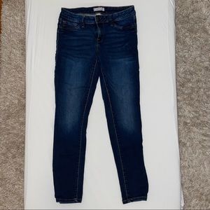 Refuge Skinny Jeans - Charlotte Russe - Dark Wash Jeans - Size 8